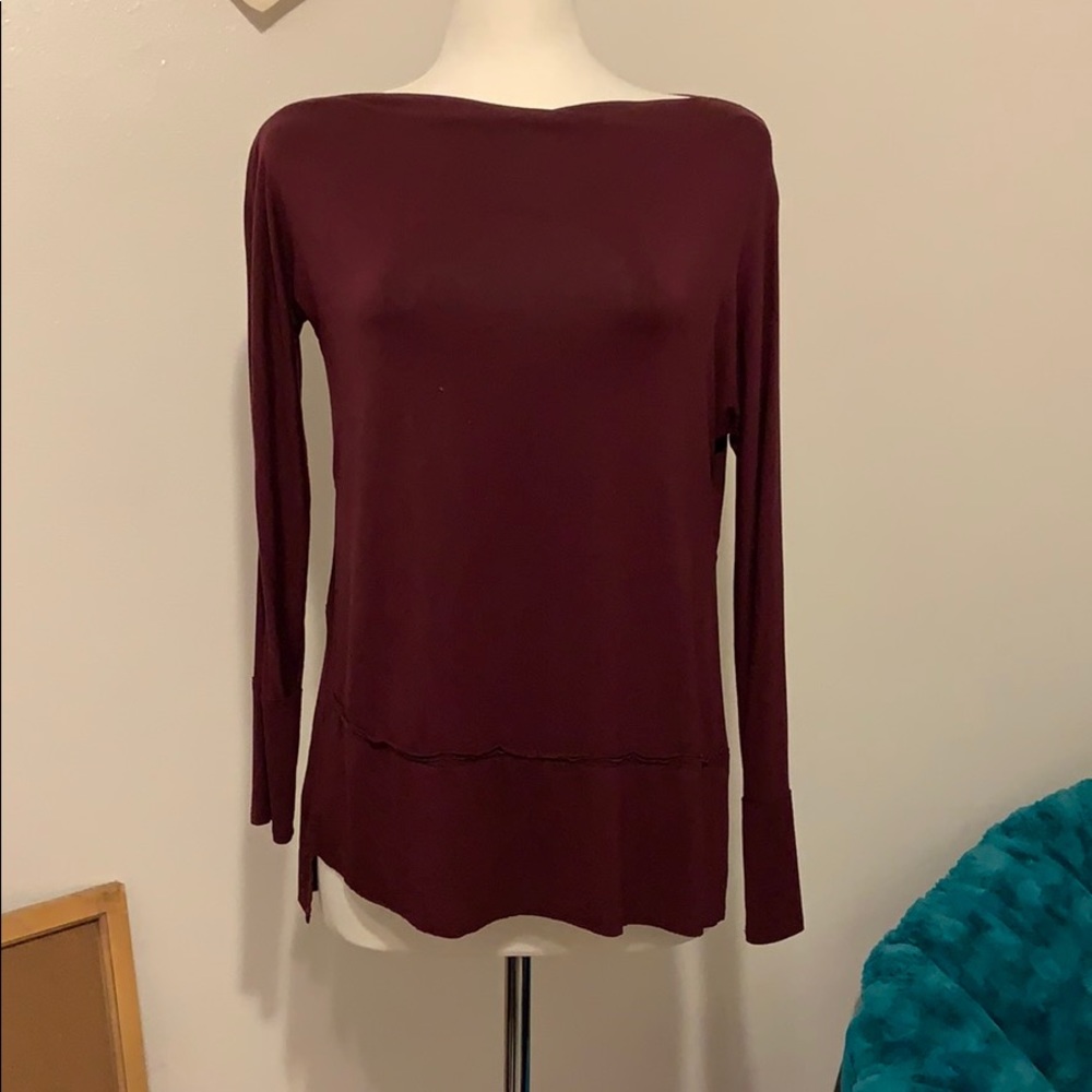 We the Free by Free People top, maroon color